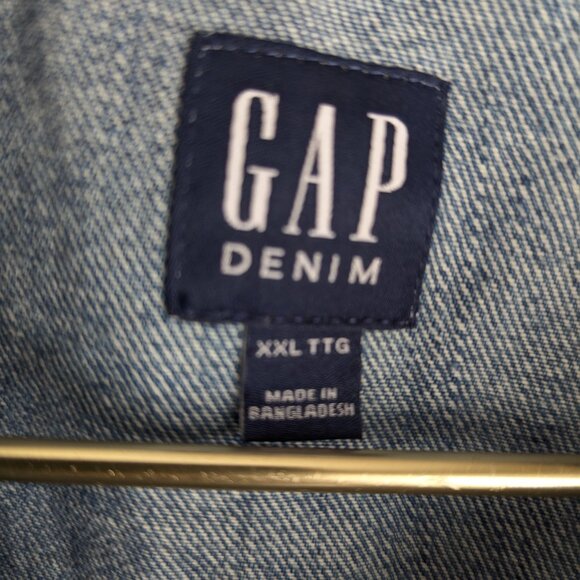 Gap Puff Sleeve Icon Denim Jacket - Picture 10 of 11